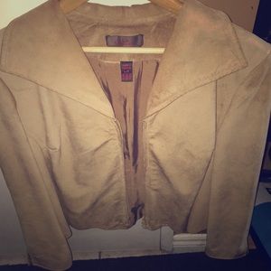 Danier Suede jacket with zipper